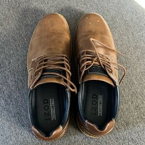 Izod Brown Tie Dress Shoes